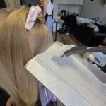 Ergonoomiline värvialus juuksuritele salgutamiseks ja airtouch tehnikaks